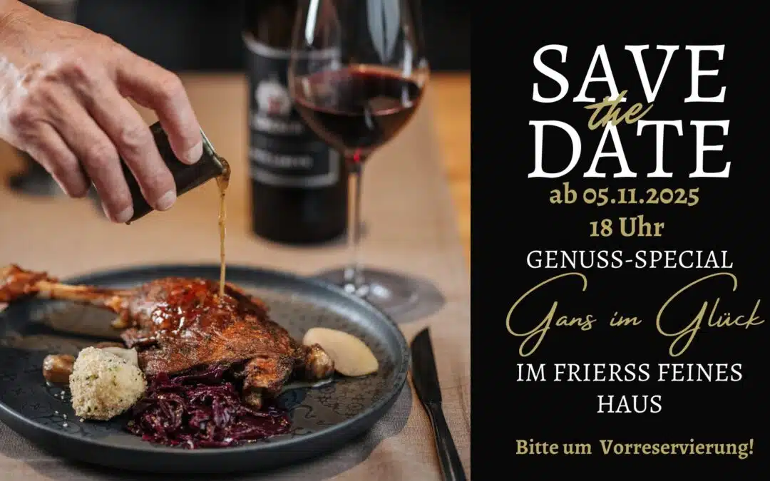 Genuss-Special: Gans im Glück (ab 5.11. 18 Uhr)